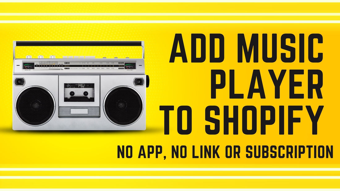 Shopify Music Player Section