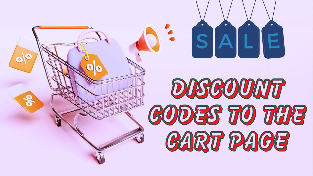 Adicionando códigos de desconto à página do carrinho no Shopify