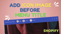 Adicionando ícone/imagem dinâmica antes do título do menu